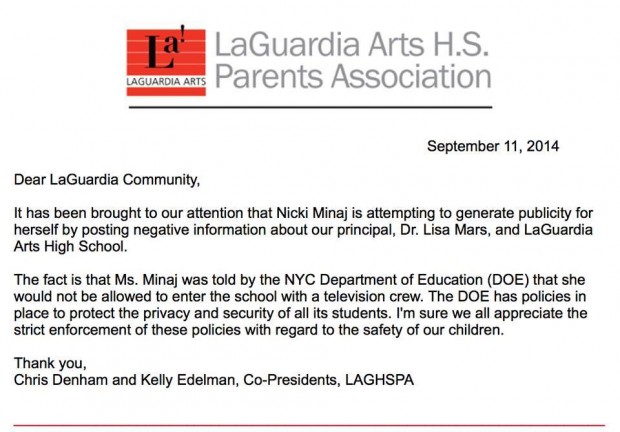 Letter from LaGuardia