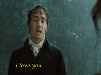 Pride and Prejudice: I love you most ardently