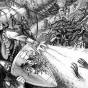 Alex Bradley Prints: Battle of Val Fanes